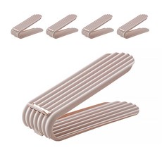 雙層鞋子收納架 粉色, 5個