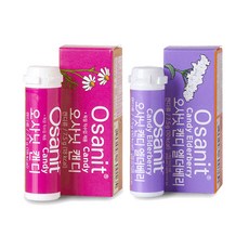 Osanit 幼兒長牙舒緩小糖球 Set 2入, 原味+接骨木莓, 7.5g, 1組
