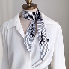 바비수 드몽 홀스 미니 타이 스카프