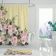 花朵涼感浴簾 TYPE3 180 x 165 cm, 1個