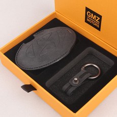 GMZ MOTORS 汽車鑰匙殼 汽車皮革智能鑰匙殼 Alcantara, 黑色, 現代 5鍵 HD10