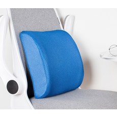 記憶棉核心腰椎墊, 11目寶藍色