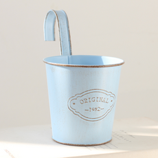 Misoroun 彩色原創可分離陽臺掛式花盆, 藍色, 1個