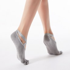 Elsso 女款皮拉提斯腳趾瑜珈襪 3雙
