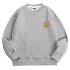 오티디 면 100 쮸리 기모 오버핏 와이드베어 맨투맨