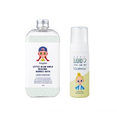 Little Glam Girls 桉樹沐浴粉+泡泡潔面慕斯 雪松香, 1組