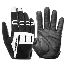 Rock Bros SBR 防震墊反光智能手機觸控自行車張力手套套裝 S253, 單色