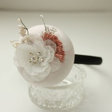 絲路花飾裴氏髮帶