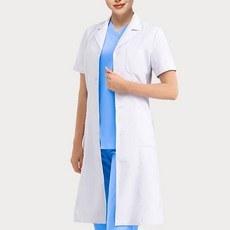언헤브 깔끔한 간호사복 가운 브이넥 반팔