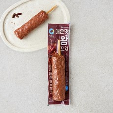 청정원 매운맛 왕꼬치 소시지, 90g, 1개