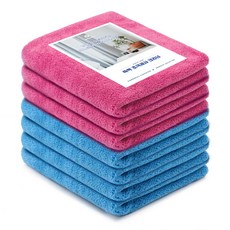 柔軟超細纖維抹布 大 7入, 1套