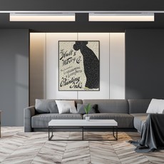 Wonha 格柵軌道燈 LED 45W 900mm 晝白色, 白色, 1個