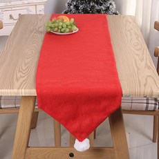 柔軟蓬鬆的聖誕派對用品 桌旗 聖誕帽, 混合顏色, 1個