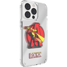 아이컬러즈 마블 코믹스 뱃지 에폭시 미러 휴대폰 케이스