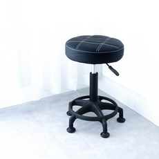 21C Trend 330 Chair 高度可調圓形固定式工作椅, 黑色