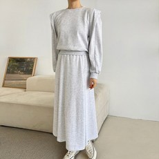 Sugarfun Lily 大學T + A字長裙套裝