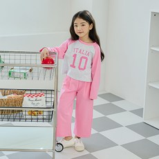 아동용 루디아 앞주름 와이드 팬츠