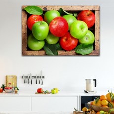 蘋果圖畫相框, 03 木盒混搭, 1個