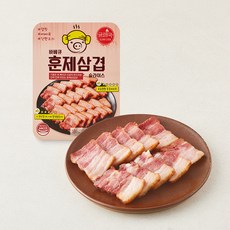글램쿡 훈제 바베큐 삼겹살 슬라이스, 300g, 1개