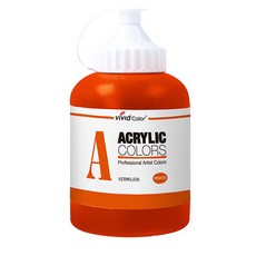 VIVId Color 大容量壓克力顏料 朱紅色, 550ml, 1色