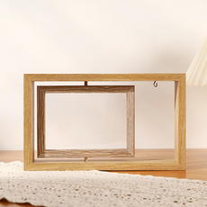 Labovia 高級極簡優質照片擺件風格居家裝飾木質相框, 1個, 款式 7