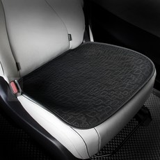 CAR IF 鵝卵石防滑四季空氣網眼車用坐墊, 黑色, 2個