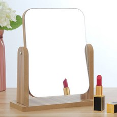 코쿼드 원목 탁상거울 소 130 x 210 mm, 혼합색상