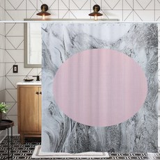 北歐簡約浴室浴簾 Type 2 180 x 200 cm, 1個