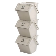 Nature Living Modern Daily 加深型回收分類桶, 淺褐色