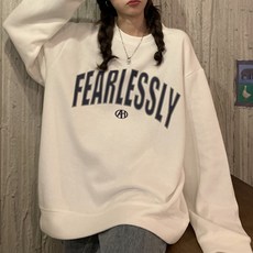 Elsso 女款寬鬆版長袖大學T