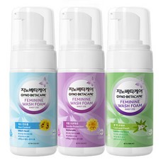 GYNO-BETACARE 女士私密處清潔慕斯蠟菊香100ml+金縷梅香100ml+檸檬馬鞭草香100ml套組, 1組