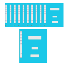 PP公文夾, 10個, 天空