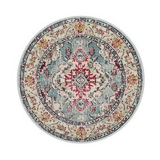 美式復古風室內圓形地毯