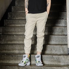 더간지 남성용 테이퍼드핏 여름 조거팬츠 BM 666