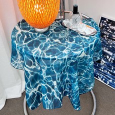 Mononiq雪紡布幕 M號+夾子 2入, 04 綠波