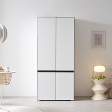 퍼피노 체스 800 키큰 주방 광파 수납장 도어형 방문설치, 화이트