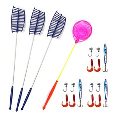 Sunpine 3人家庭 鱒魚山川魚釣竿組, 混合顏色