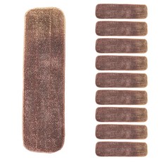 월드크린 극세사 밀대 걸레 루프 패드 브라운 40cm, 10개