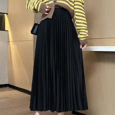 여성용 로멜로쿠 플리츠 롱 스커트 CH-2214209