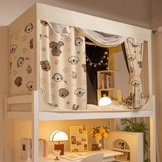 遮光窗簾保暖蚊帳三門單人床方形帳篷