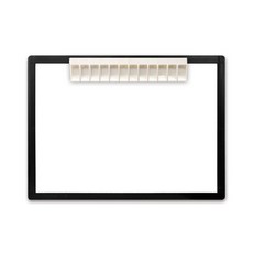 MUNGYO 玻璃調色板+調色盒 12入, 12格, 1套