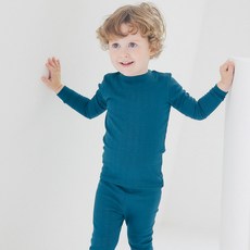 배냇베이비 아동용 펀칭 모달 긴팔 실내복 상하 세트