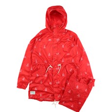 second corner 男式圖形露營風衣長毛衣 + 市場包 Regen