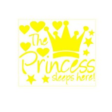 P31 皇冠點綴貼紙 13, 黃色