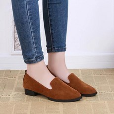 안다로미 스웨이드 베이직 슬립온