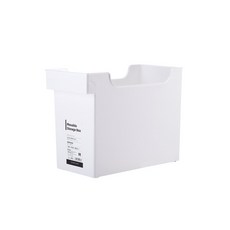 多用途附輪加深收納箱, 1個, 白色