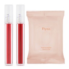 Flynn Stay In Water Tint 402 Good Luck + 404 Wish + 眼唇卸妝墊套組, 1組, 3種