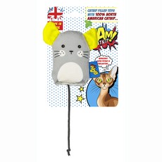 英國 BAM 特濃貓草玩具 小老鼠, 顏色隨機, 1個