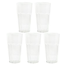 다회용 플라스틱 카페컵 팔각 355ml, 1개, 5개