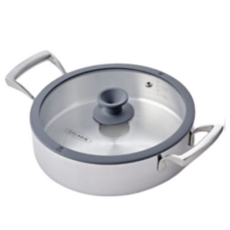 CLADIN 雙耳燒烤鍋, 20cm*6cm, 混色